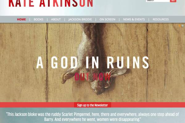 Kate Atkinson website header