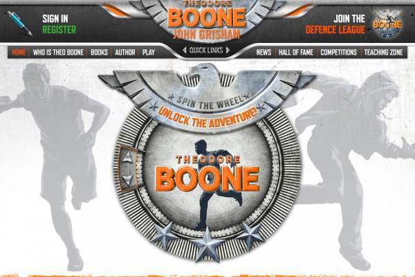 Theodore Boone website header